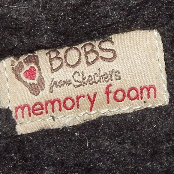 BOBS from Skechers keepsakes ice angel women's size 6 black memory foam slippers - Picture 5 of 8